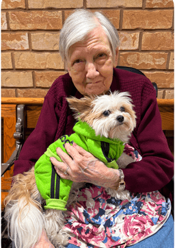 Lainie Morano's mother with Cooper